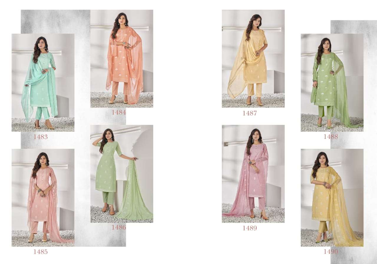 BIPSON PRINTS PRESENTS FALAK COTTON LAWN KHADI PRINTED BUTTON WHOLESALE DESIGNER SALWAR KAMEEZ